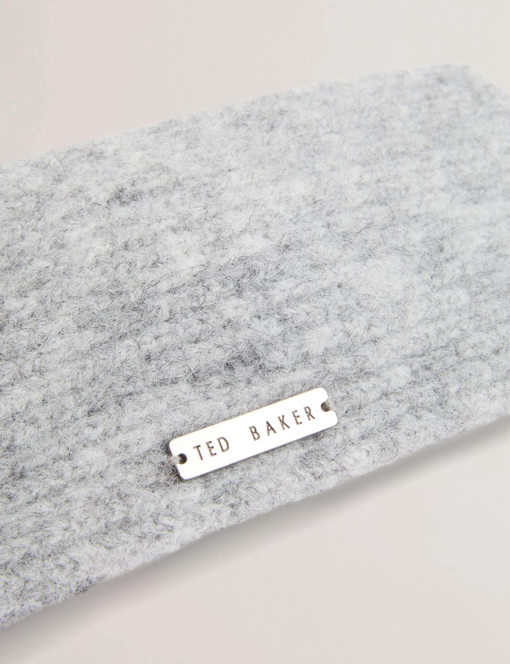 Bandeau Ted Baker PENAOPA - Rhinestone Detail Knitted Femme Grise | Paris  35912-ECMG