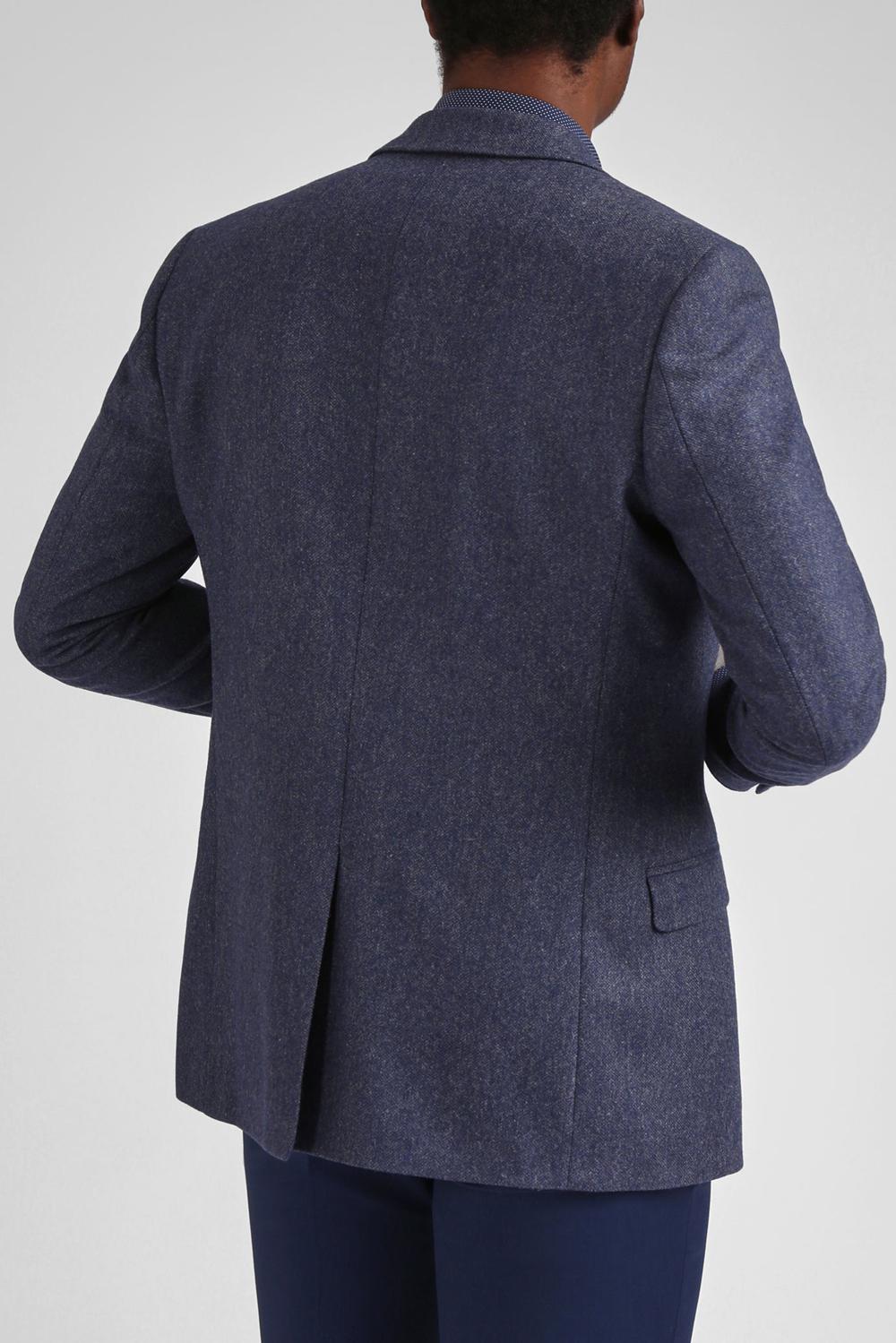 Blazer Ted Baker TIANJS - Textured Wool Blend Tailored Homme Bleu | Paris  71864-YZVE