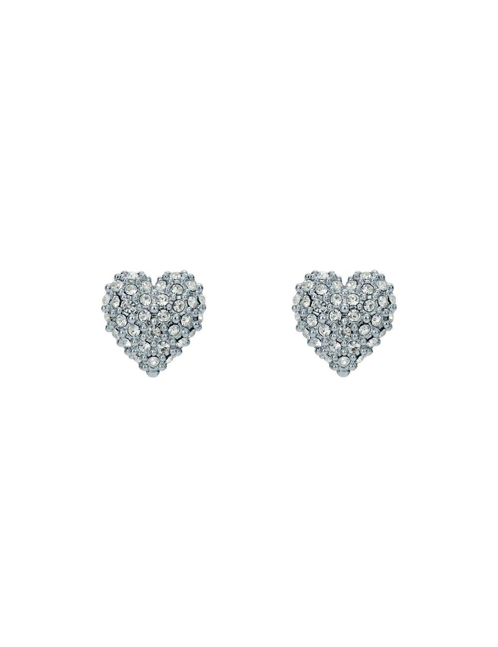 Boucles d'Oreilles Ted Baker ADORAA - Crystal Heart Stud Femme Argent | Paris  37498-LBMS