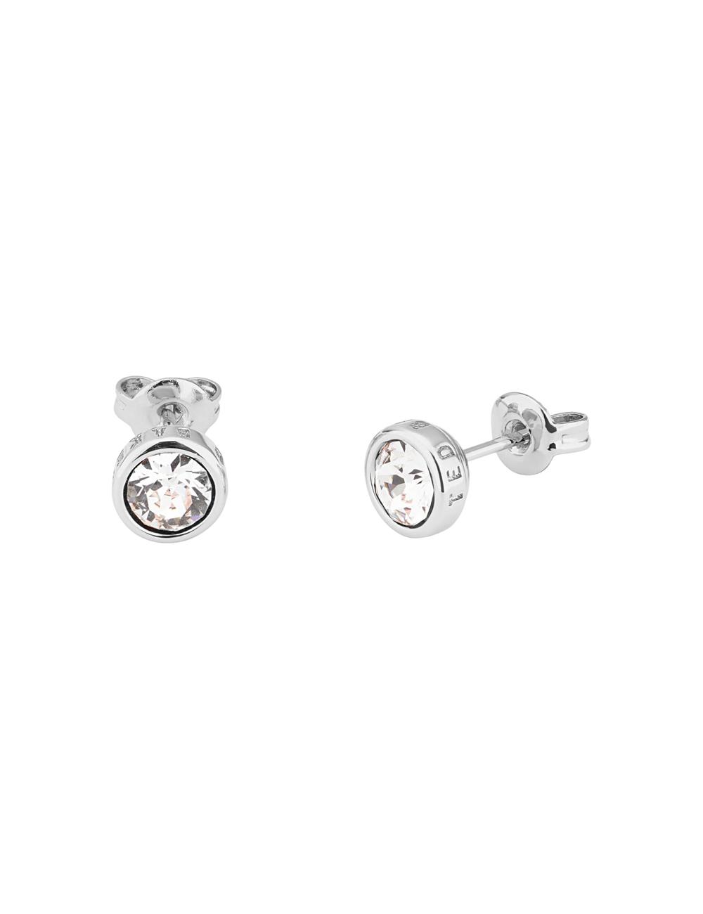 Boucles d'Oreilles Ted Baker SINAA - Solitaire Crystal Stud Femme Argent | Paris  15369-MSBC