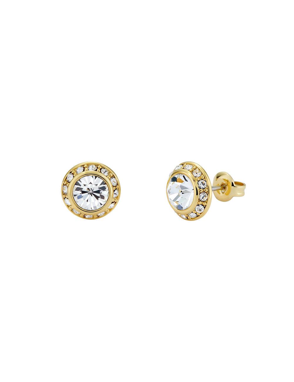 Boucles d'Oreilles Ted Baker SOLETIA - Solitaire Sparkle Crystal Stud Femme Doré | Paris  19624-ITNR