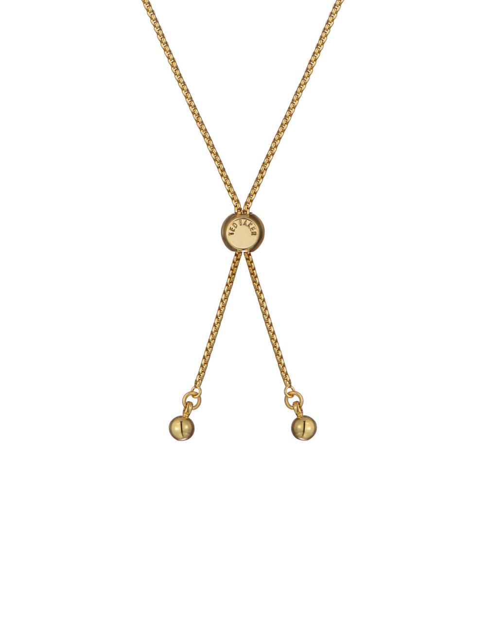Bracelets Ted Baker ADORIA - Mini Crystal Heart Adjustable Femme Doré | Paris  41938-BVUL