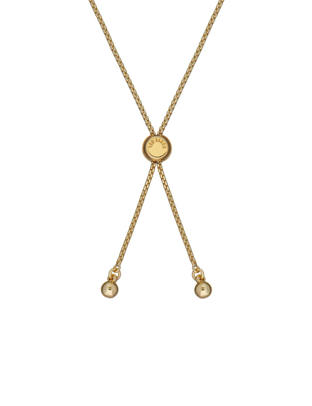 Bracelets Ted Baker INELA - Island Pearl Bead Adjustable Femme Doré | Paris  61470-OSRK