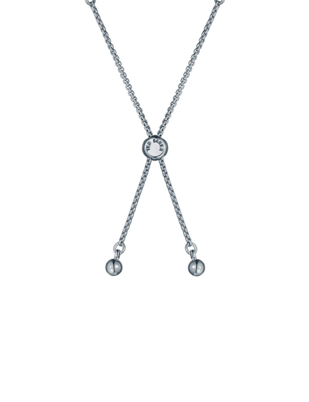 Bracelets Ted Baker ISABELA - Baguette Crystal Adjustable Femme Argent | Paris  67510-QAFK