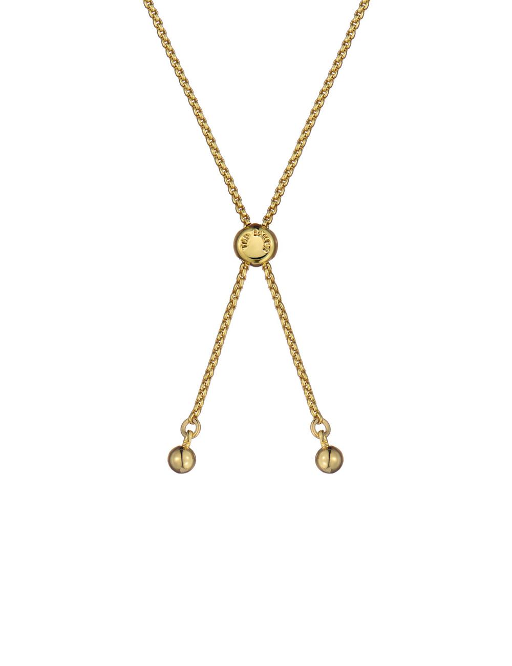 Bracelets Ted Baker MONELLE - Monogram Logo Coin Adjustable Femme Doré | Paris  74285-EBQW