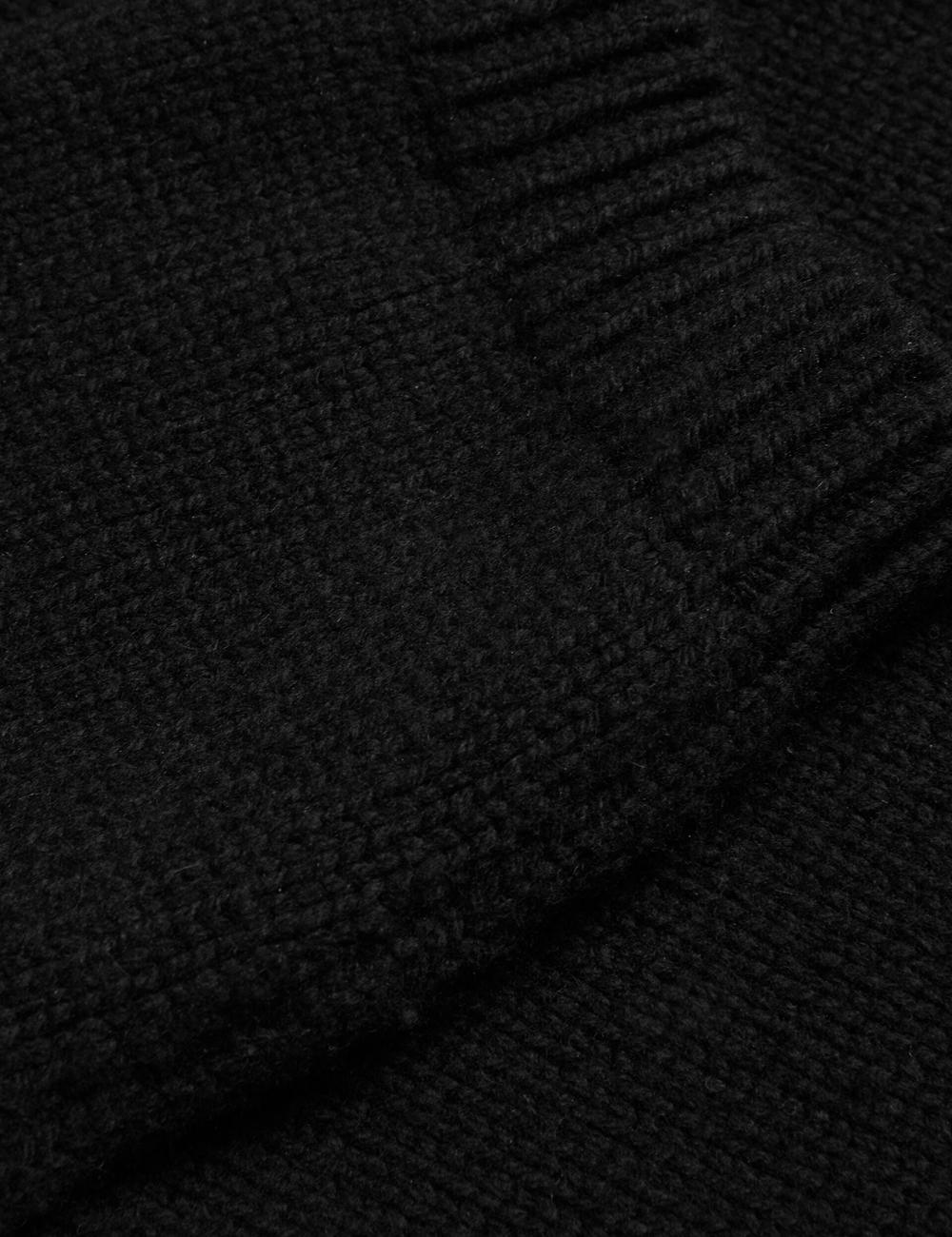 Cardigan Ted Baker JAYCEY - Rose Button Knitted Crew Neck Femme Noir | Paris  29351-JBFR
