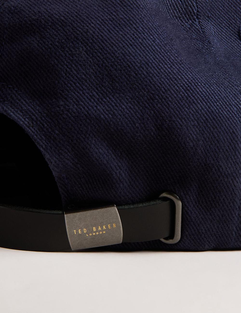 Casquette De Baseball Ted Baker FRREDDI - Embroidered Logo Canvas Homme Bleu Marine | Paris  31598-GKIE
