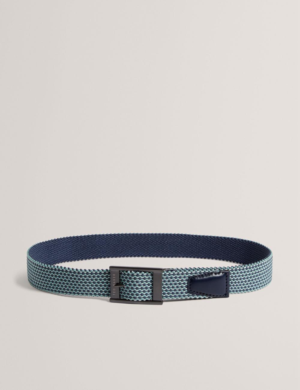 Ceintures Ted Baker COLUMMM - Reversible Woven Elasticated Homme Bleu Marine | Paris  57384-EKUW