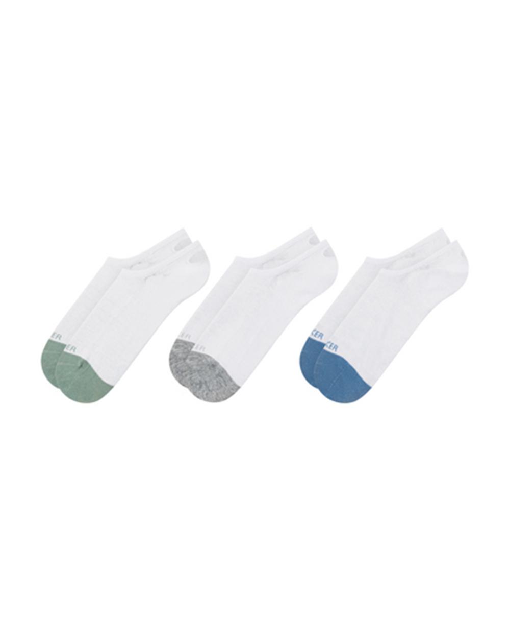 Chaussette Ted Baker 3 Pack Branded Liner Trainer Homme Blanche | Paris  75486-BNIQ