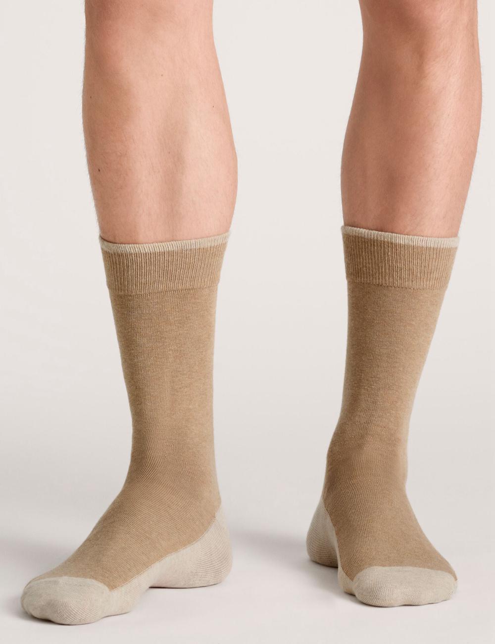 Chaussette Ted Baker 3 Pack Geometric Stripe Crew Homme Grise | Paris  08615-GXRB