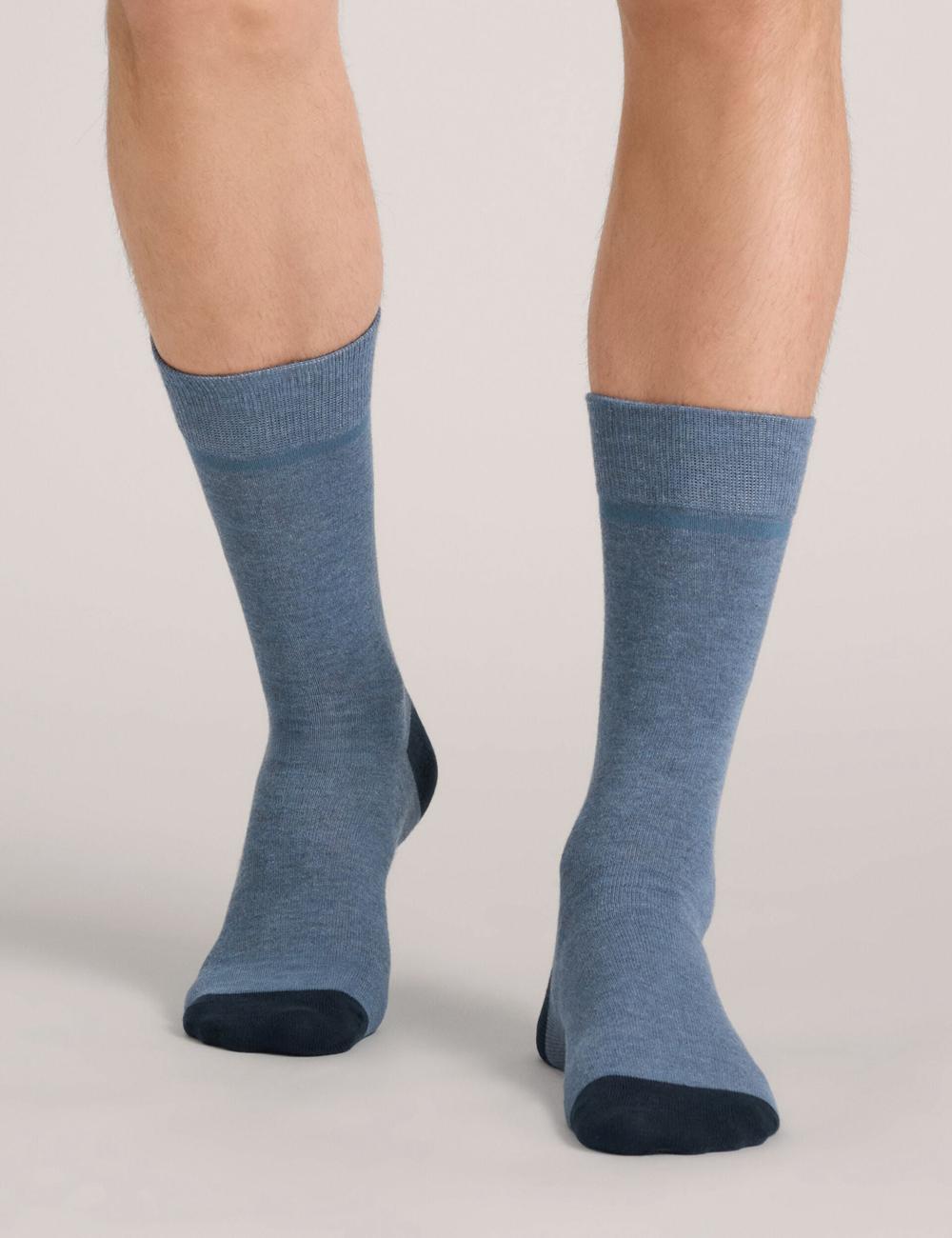 Chaussette Ted Baker 6 Pack Cotton Rich Mixed Crew Homme Bleu | Paris  21039-YHRN