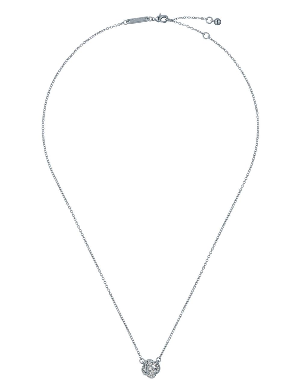 Colliers Ted Baker FLORITA - Crystal Flower Pendant Femme Argent | Paris  74153-ZFJO