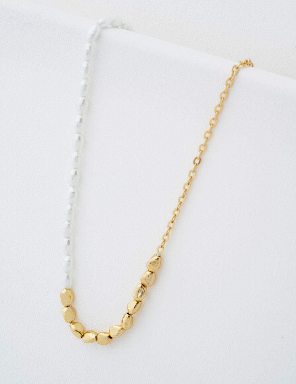 Colliers Ted Baker ILENIE - Island Pearl Beaded Femme Doré | Paris  60438-MVFI