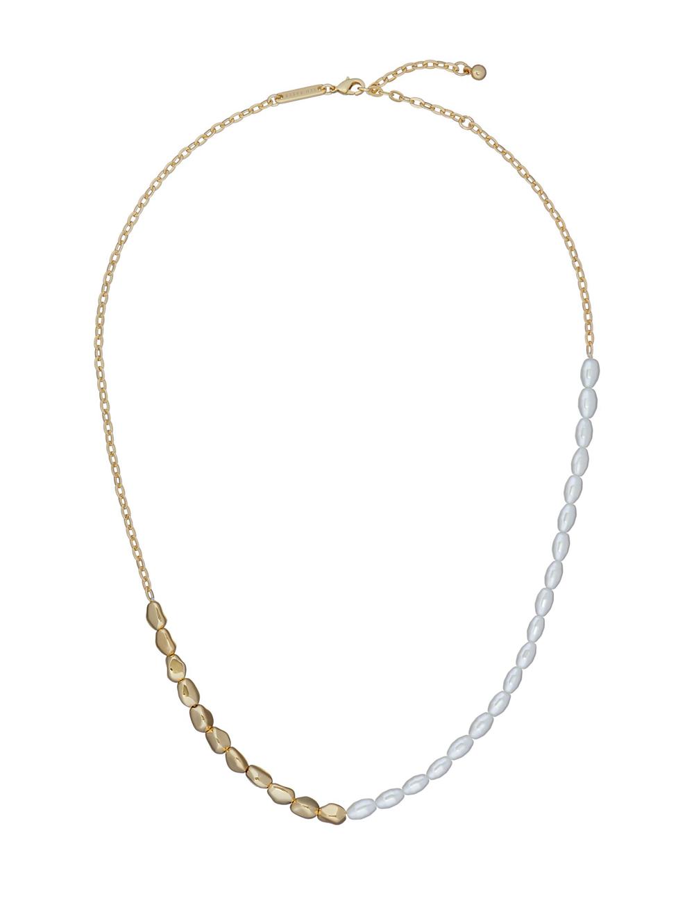 Colliers Ted Baker ILENIE - Island Pearl Beaded Femme Doré | Paris  60438-MVFI