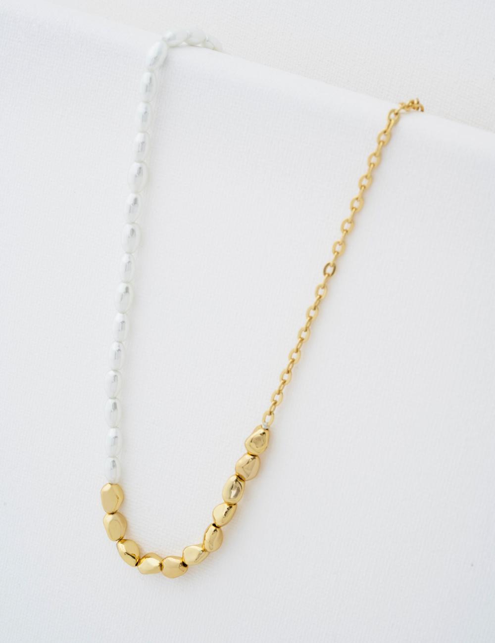 Colliers Ted Baker ILENIE - Island Pearl Beaded Femme Doré | Paris  60438-MVFI