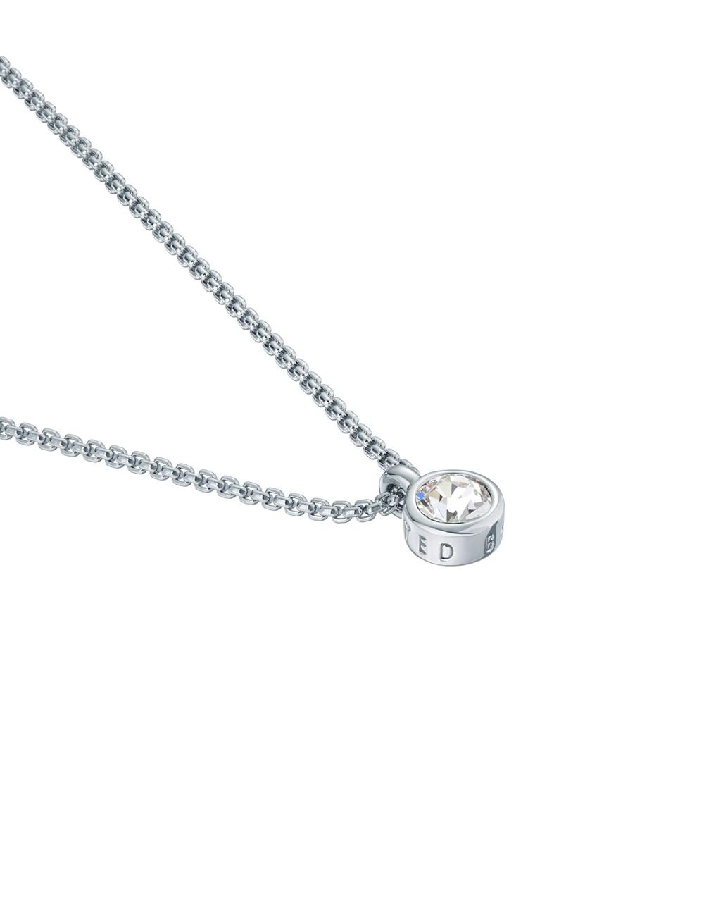 Colliers Ted Baker SININAA - Mini Crystal Pendant Femme Argent | Paris  98376-HNGP
