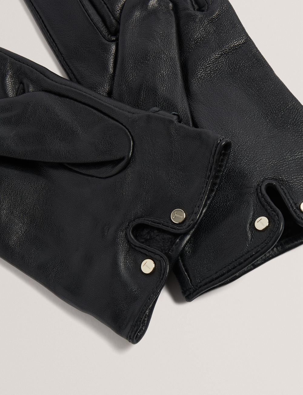 Gant Ted Baker CLAIREL - Buckle Cuff Leather Femme Noir | Paris  06257-SPTK