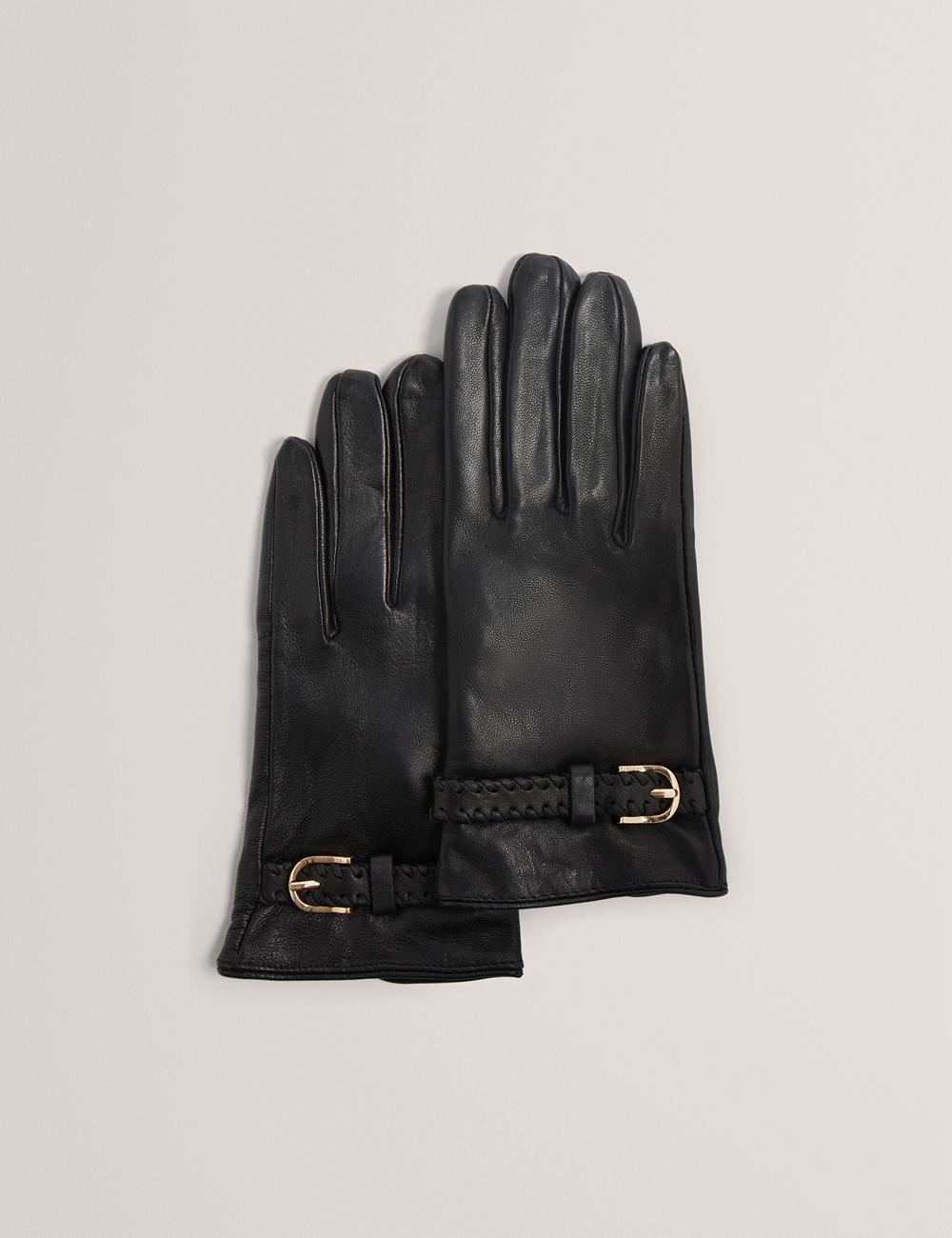 Gant Ted Baker CLAIREL - Buckle Cuff Leather Femme Noir | Paris  06257-SPTK