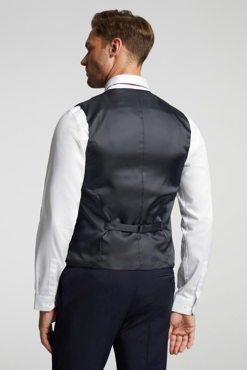 Gilet De Costume Ted Baker PANAMA - Wool Blend Slim Fit Homme Bleu Marine | Paris  25410-TLYN