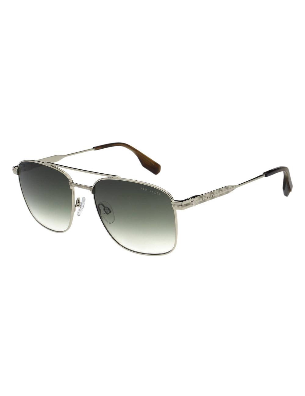 Lunette de Soleil Ted Baker CHASE - Metal Frame Navigator Homme Argent | Paris  20589-IPTO