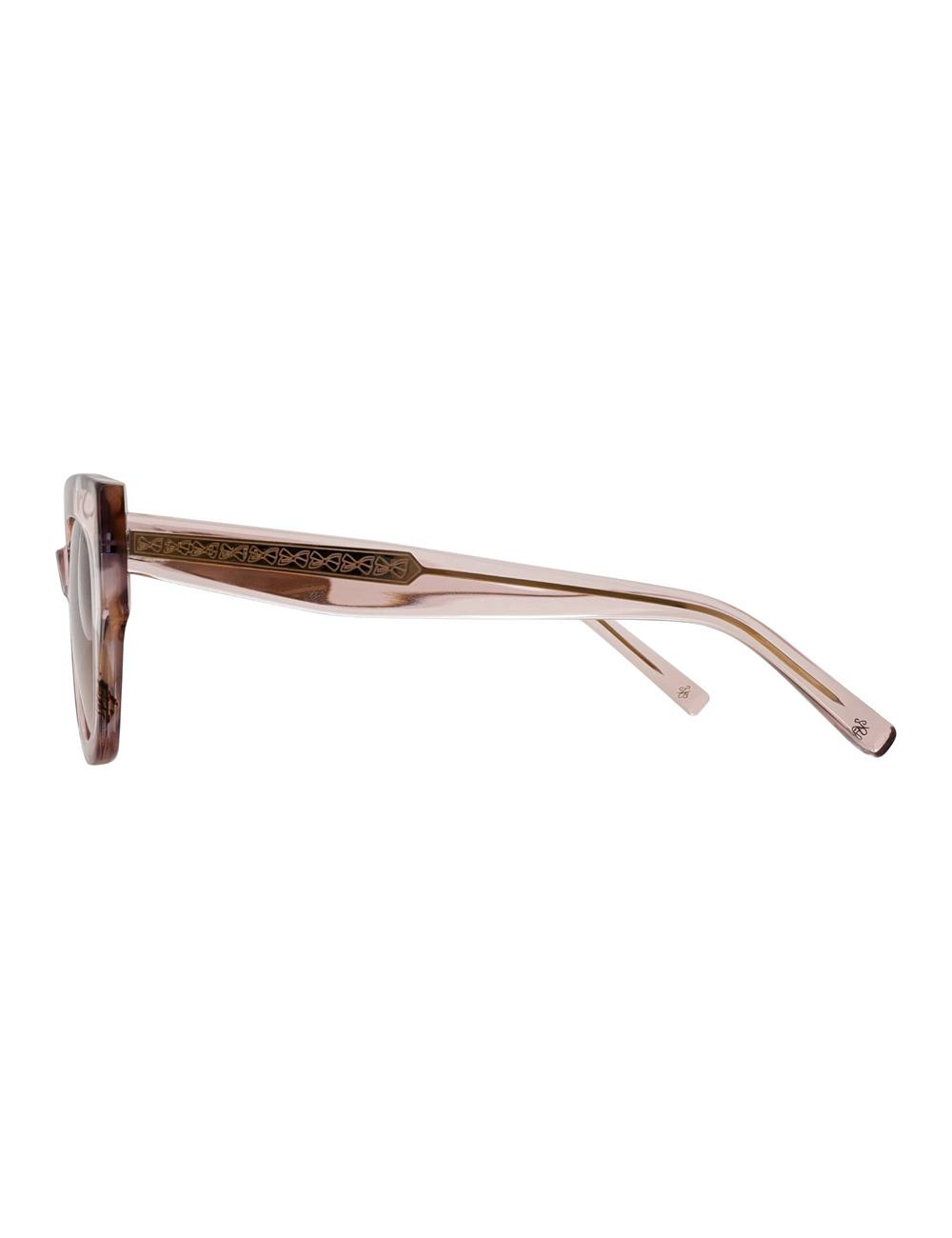 Lunette de Soleil Ted Baker CORAL - Chunky Cat Eye Acetate Femme Rose | Paris  03178-HIZP