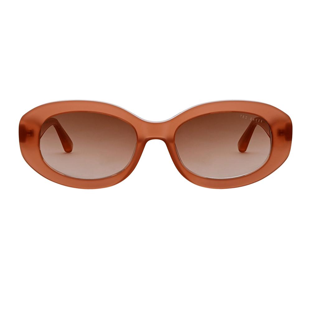 Lunette de Soleil Ted Baker DAISIE - Chunky Oval Bow Detail Femme Rose Rose | Paris  64187-XOQR