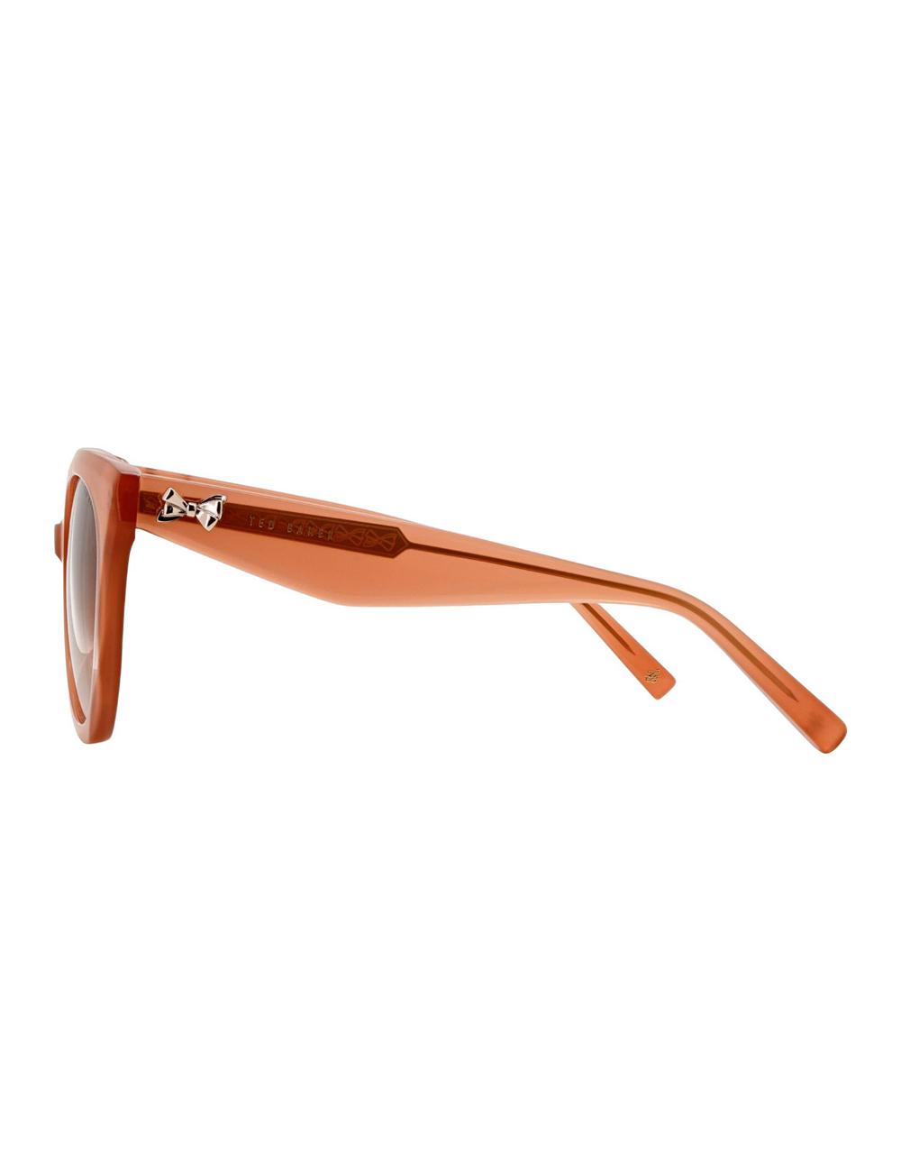 Lunette de Soleil Ted Baker ELEN - Oversized Cat Eye Bow Detail Femme Rose Rose | Paris  23790-NGMP