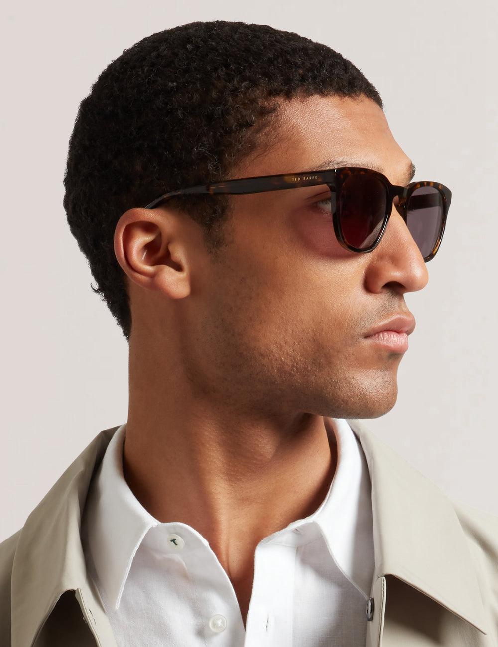 Lunette de Soleil Ted Baker SORLEY - Classic Rounded Eye Homme Tort | Paris  89062-IPSV