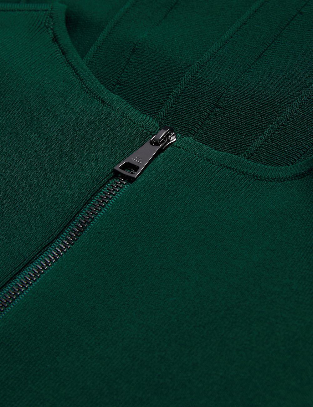 Mini Robe Ted Baker ALENHA - Knitted Angel Sleeve Femme Vert | Paris  70156-ETRD