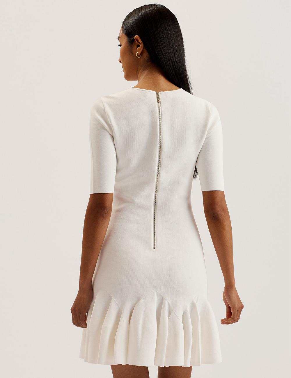 Mini Robe Ted Baker ALZANN Femme Ivory | Paris  40371-HVGB