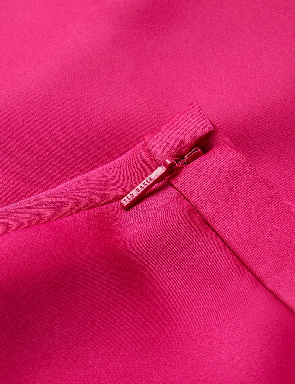 Pantalons Ted Baker AKENIT - Satin Tailored Slim Leg Femme Fushia | Paris  74906-LUYG