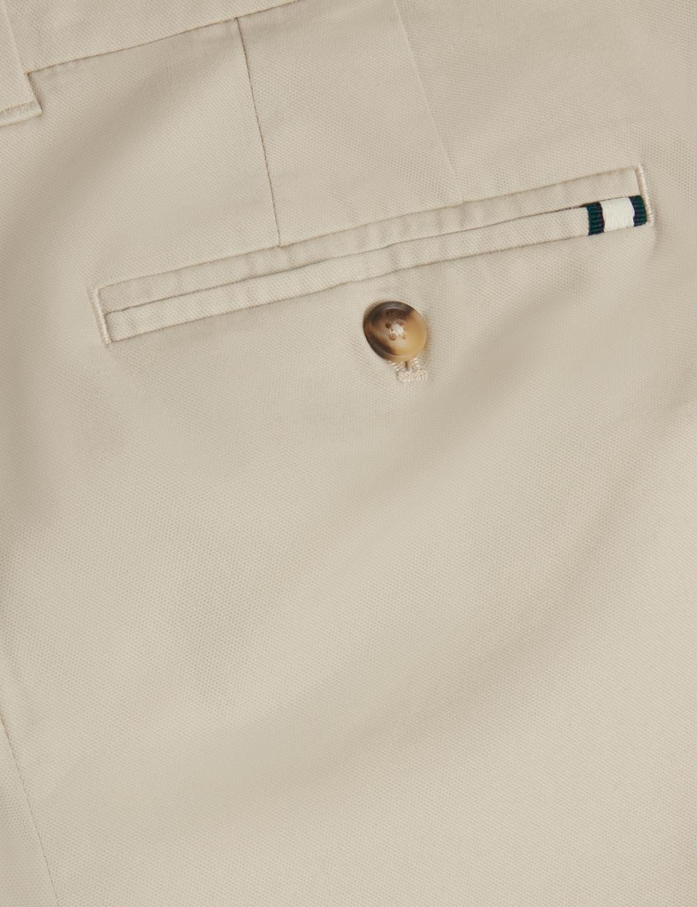 Pantalons Ted Baker BATFORD - Slim Fit Cotton Blend Chinos Homme Tan | Paris  56047-COVZ
