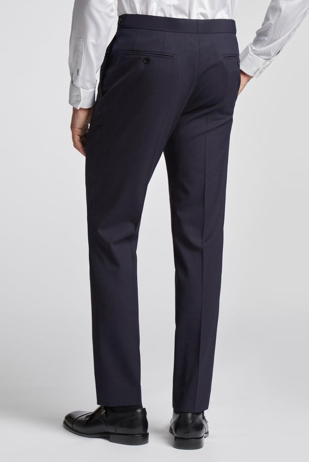 Pantalons Ted Baker BREENTS - Slim Fit Navy Tuxedo Homme Bleu Marine | Paris  24105-DKWQ