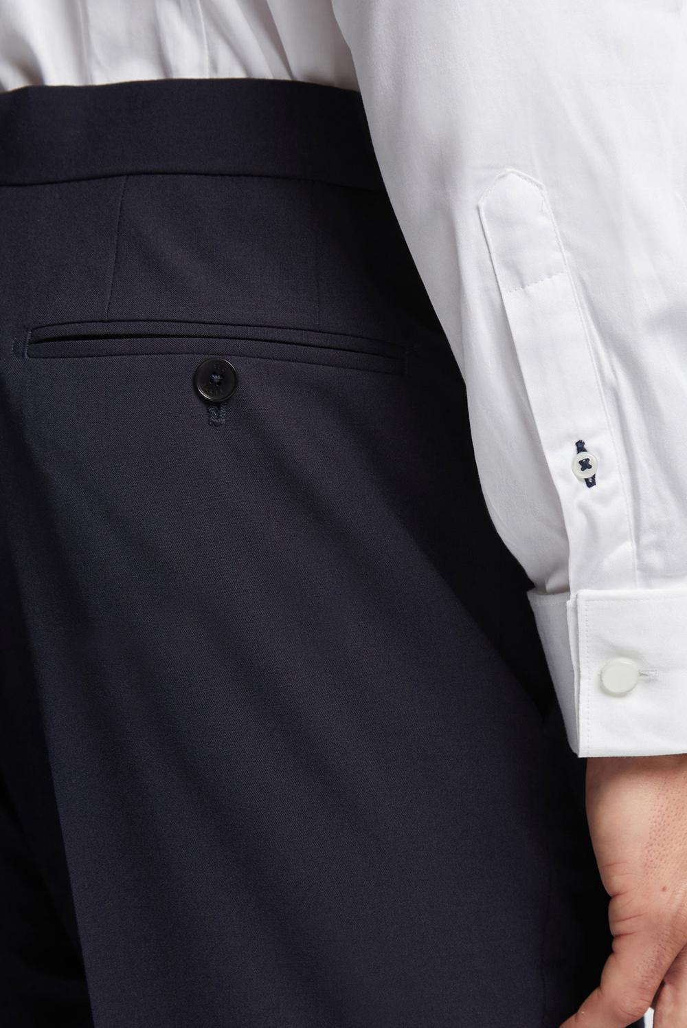 Pantalons Ted Baker BREENTS - Slim Fit Navy Tuxedo Homme Bleu Marine | Paris  24105-DKWQ