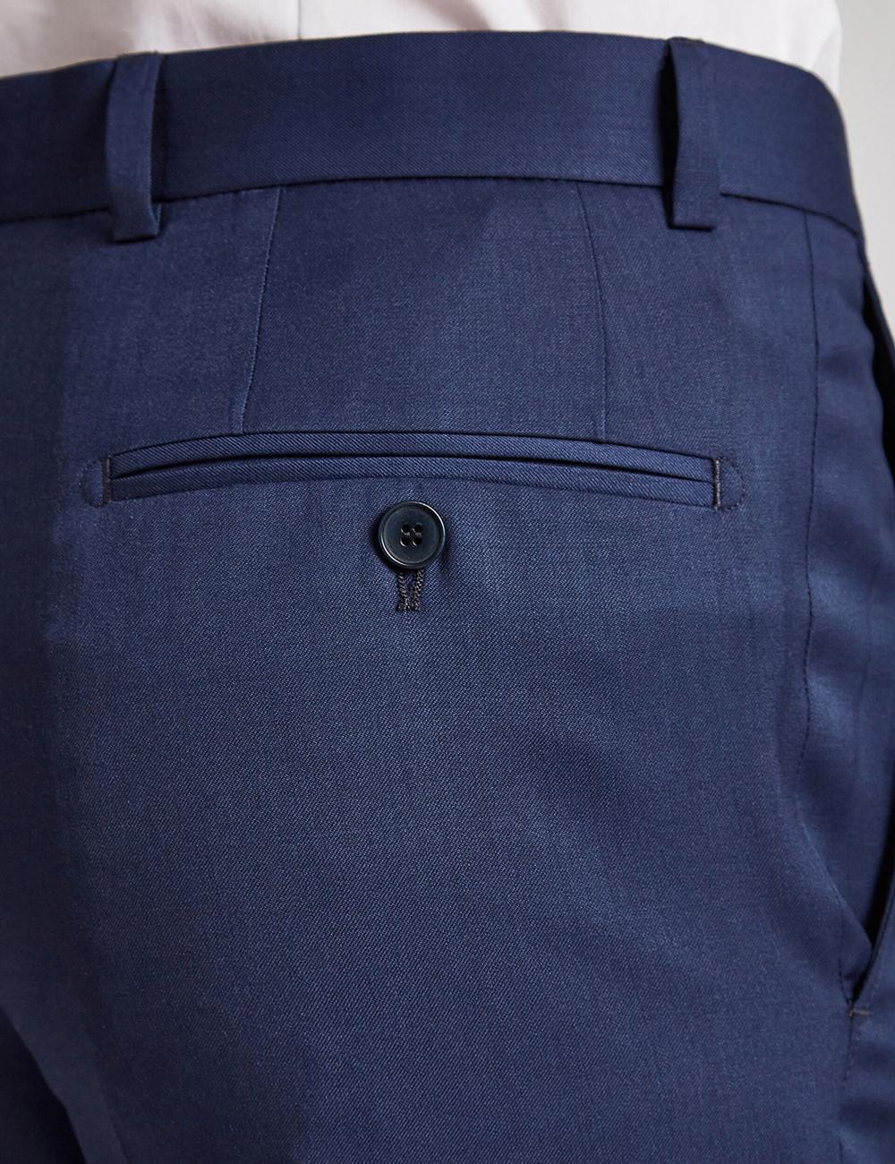 Pantalons Ted Baker FINLAYTS - Twill Wool Slim Fit Suit Homme Bleu | Paris  65123-OMGR
