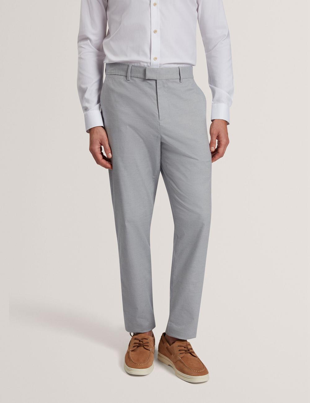 Pantalons Ted Baker JACKUS - Regular Fit Cotton Blend Chino Homme Bleu Marine | Paris  42589-BKDU