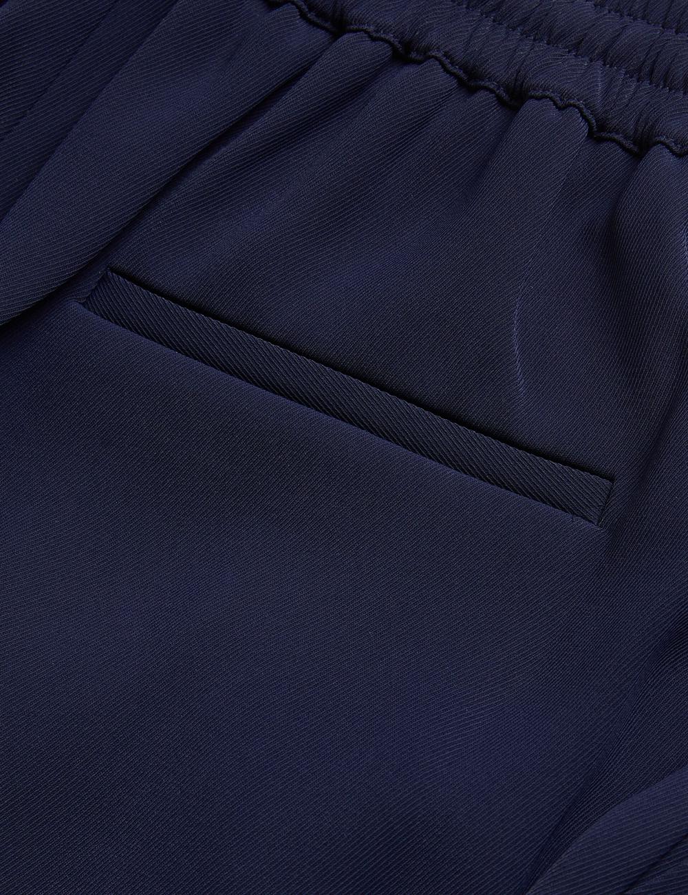 Pantalons Ted Baker LILIAAH - Wide Leg Tailored Femme Bleu Marine | Paris  90638-OTDW