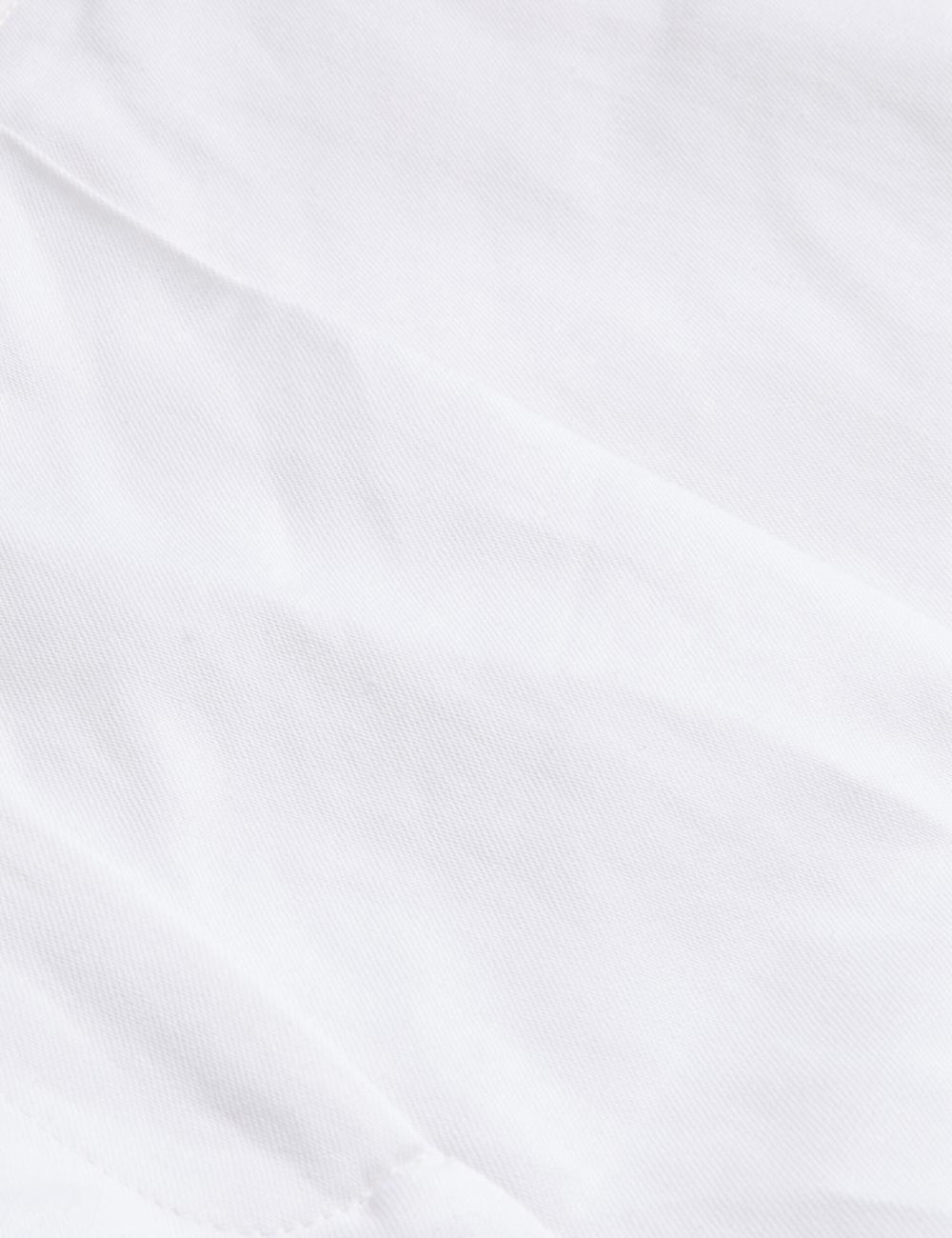 Pantalons Ted Baker MUSUBT - Linen Cotton High Waisted Tailored Femme Blanche | Paris  94280-HTMS