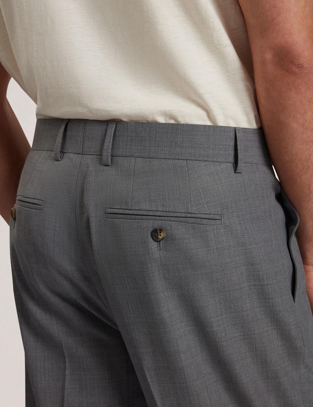 Pantalons Ted Baker SELWYNT - Lightweight Wool Blend Homme Grise | Paris  03528-VYGQ