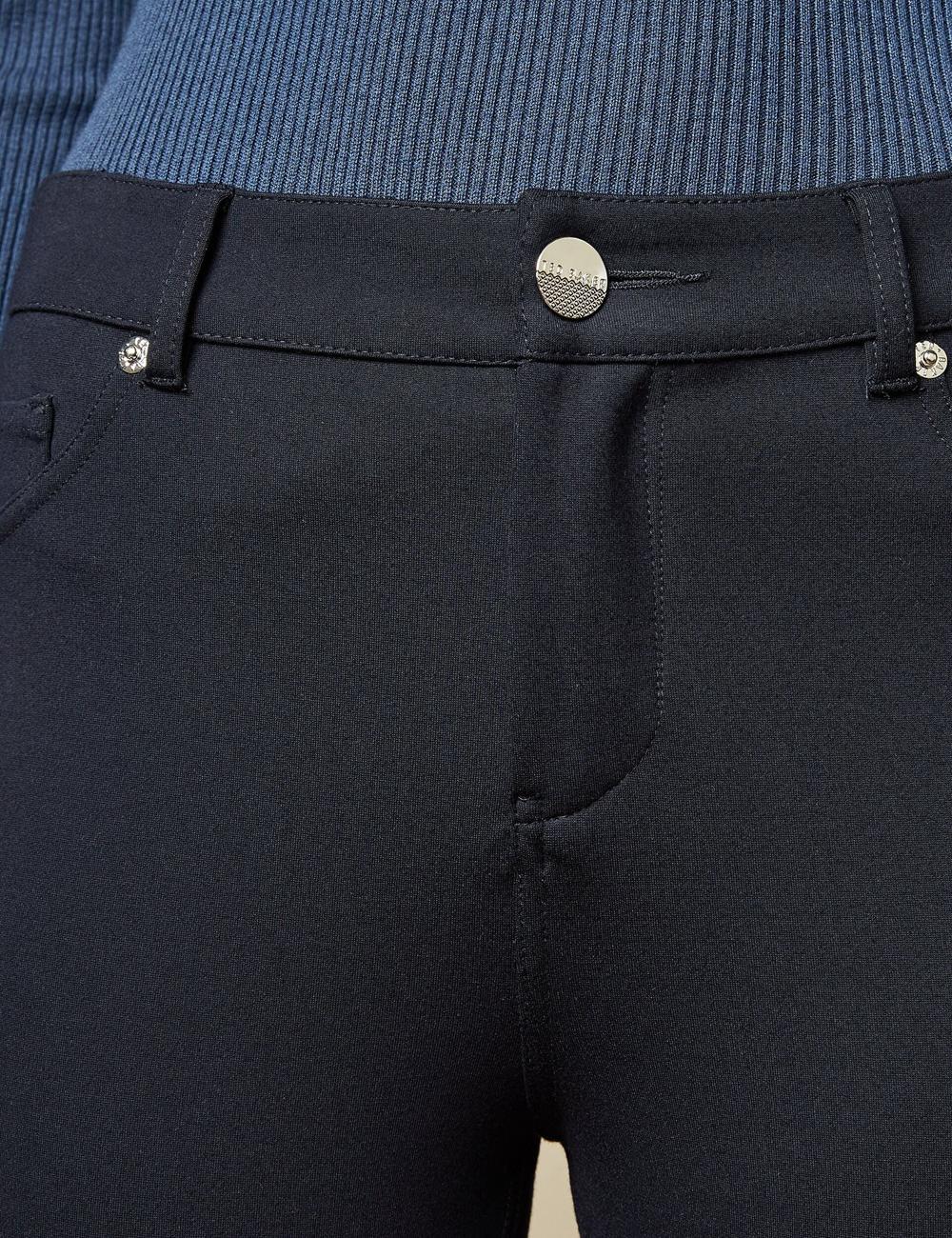 Pantalons Ted Baker STRENTI - Skinny Fit Zip Cuff Femme Bleu | Paris  67093-ZUAO