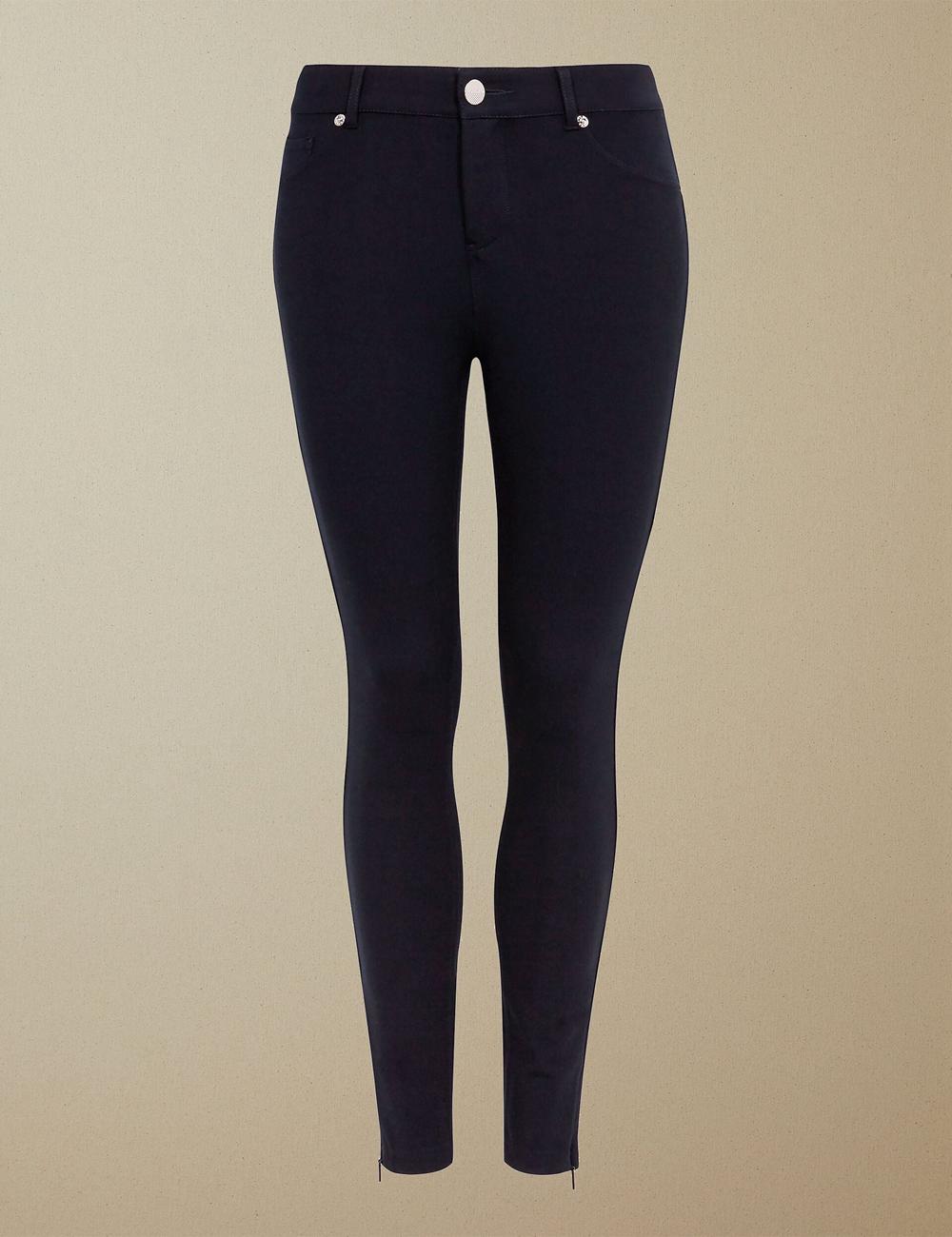 Pantalons Ted Baker STRENTI - Skinny Fit Zip Cuff Femme Bleu | Paris  67093-ZUAO