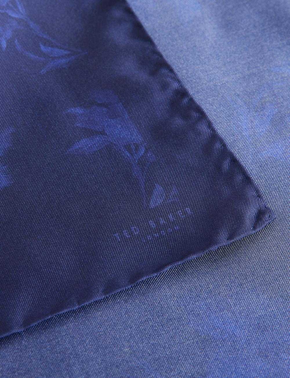 Pochettes De Costume Ted Baker AUSTINS - Two Tone Floral Silk Pocket Homme Bleu Marine | Paris  95726-PHVO