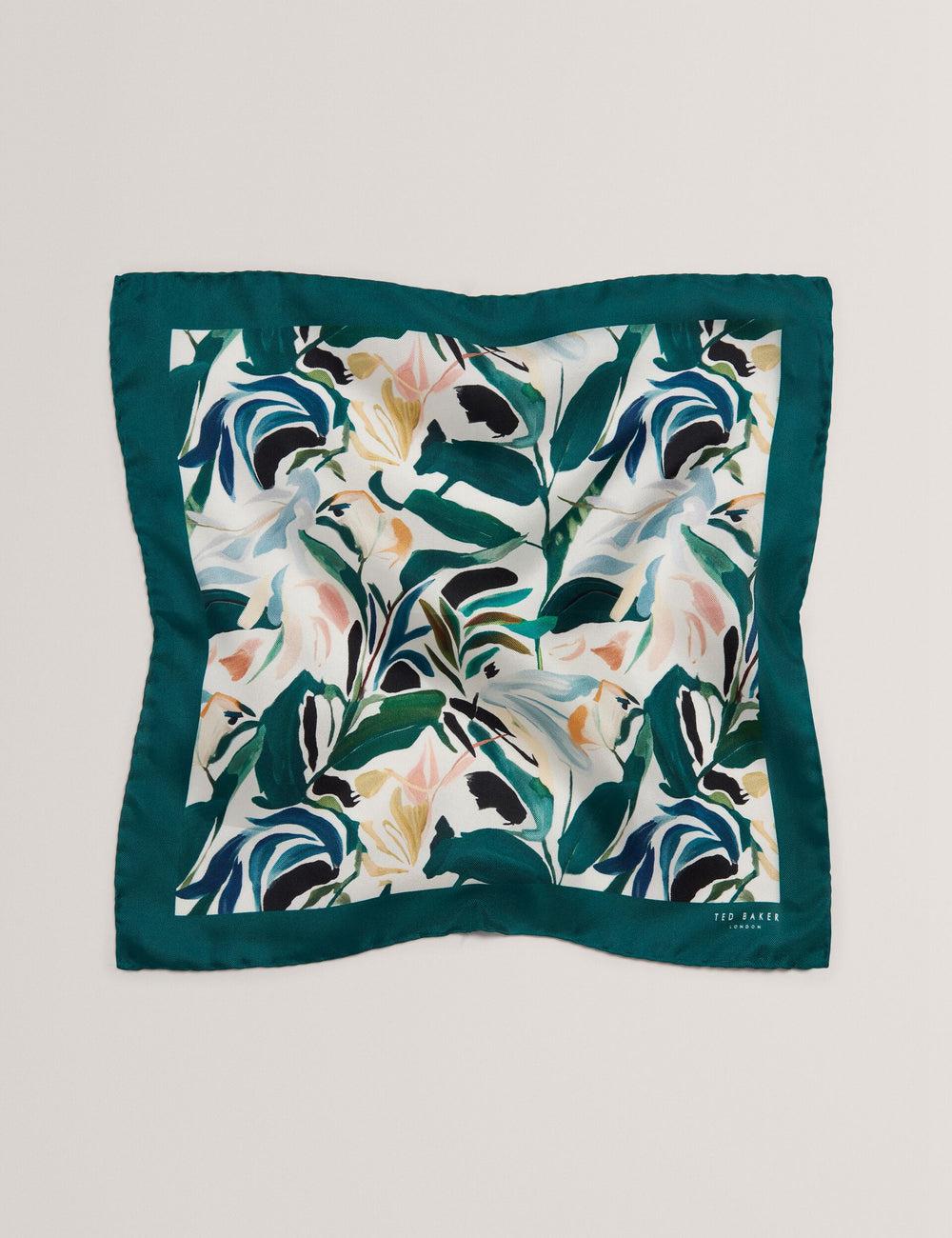Pochettes De Costume Ted Baker BOYTONP - Botanical Floral Silk Pocket Homme Ecru | Paris  57038-ULNO