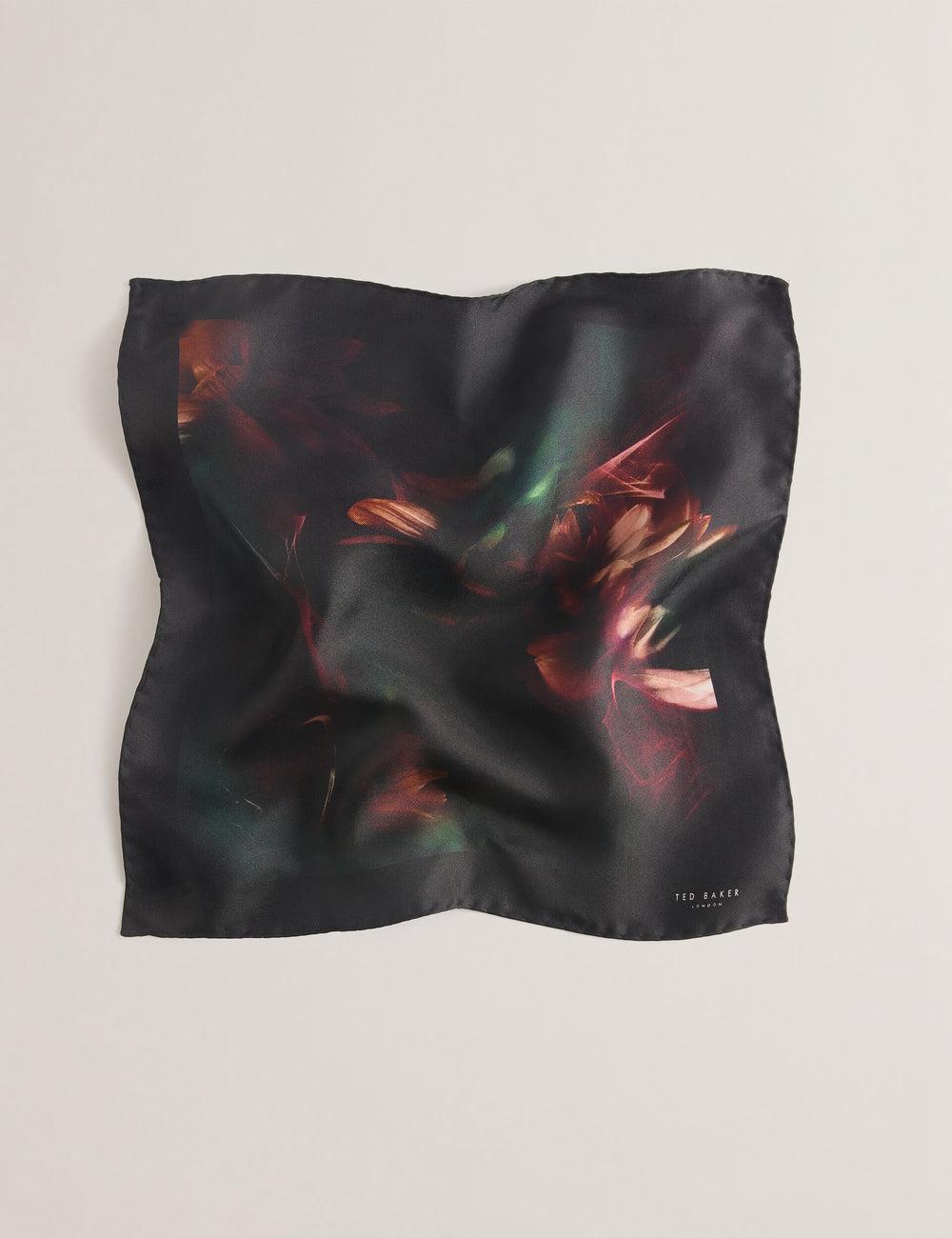 Pochettes De Costume Ted Baker DALLASE - Smokey Floral Print Silk Pocket Homme Noir | Paris  70348-FJCX