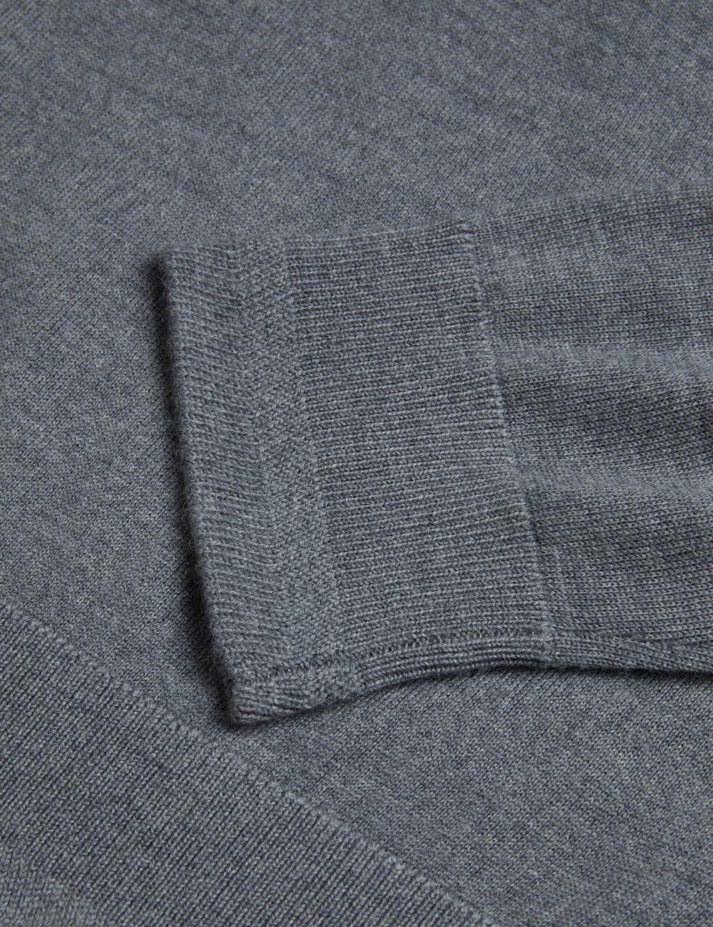 Pulls Ted Baker CARNBY - Pure Wool Crew Neck Homme Charcoal | Paris  71853-AFPY