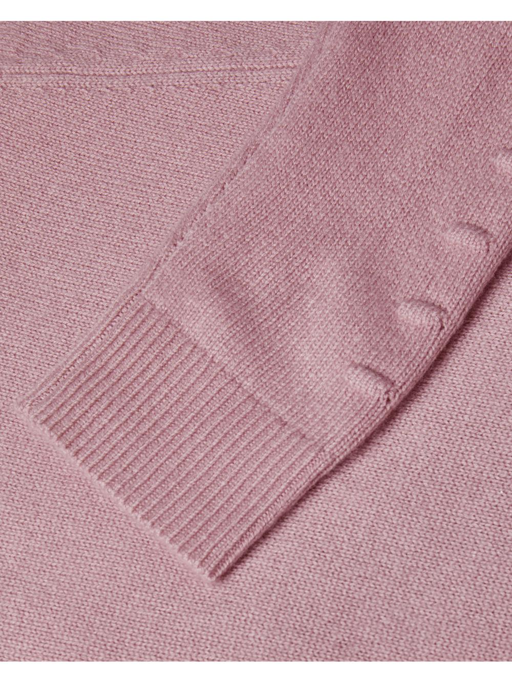 Pulls Ted Baker LISSIAH - Bobble Detail Shirt Hem Knitted Femme Rose | Paris  39024-IOSN