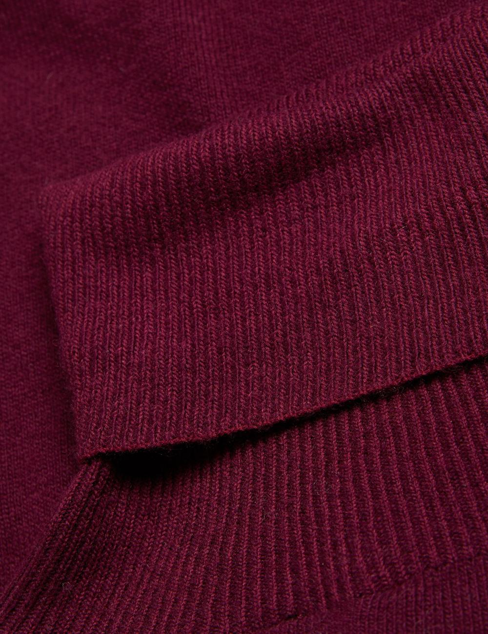 Pulls Ted Baker TAMSENN - Roll Neck Wool Cashmere Femme Rouge | Paris  75160-URCS