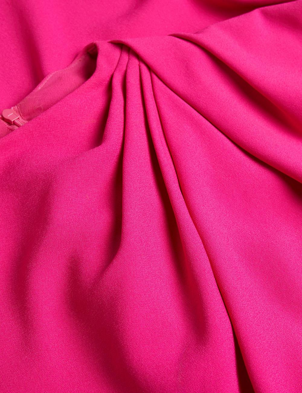 Robe Maxi Ted Baker EREAS - Drape Neckline Cap Sleeve Femme Rose | Paris  34897-EVBH