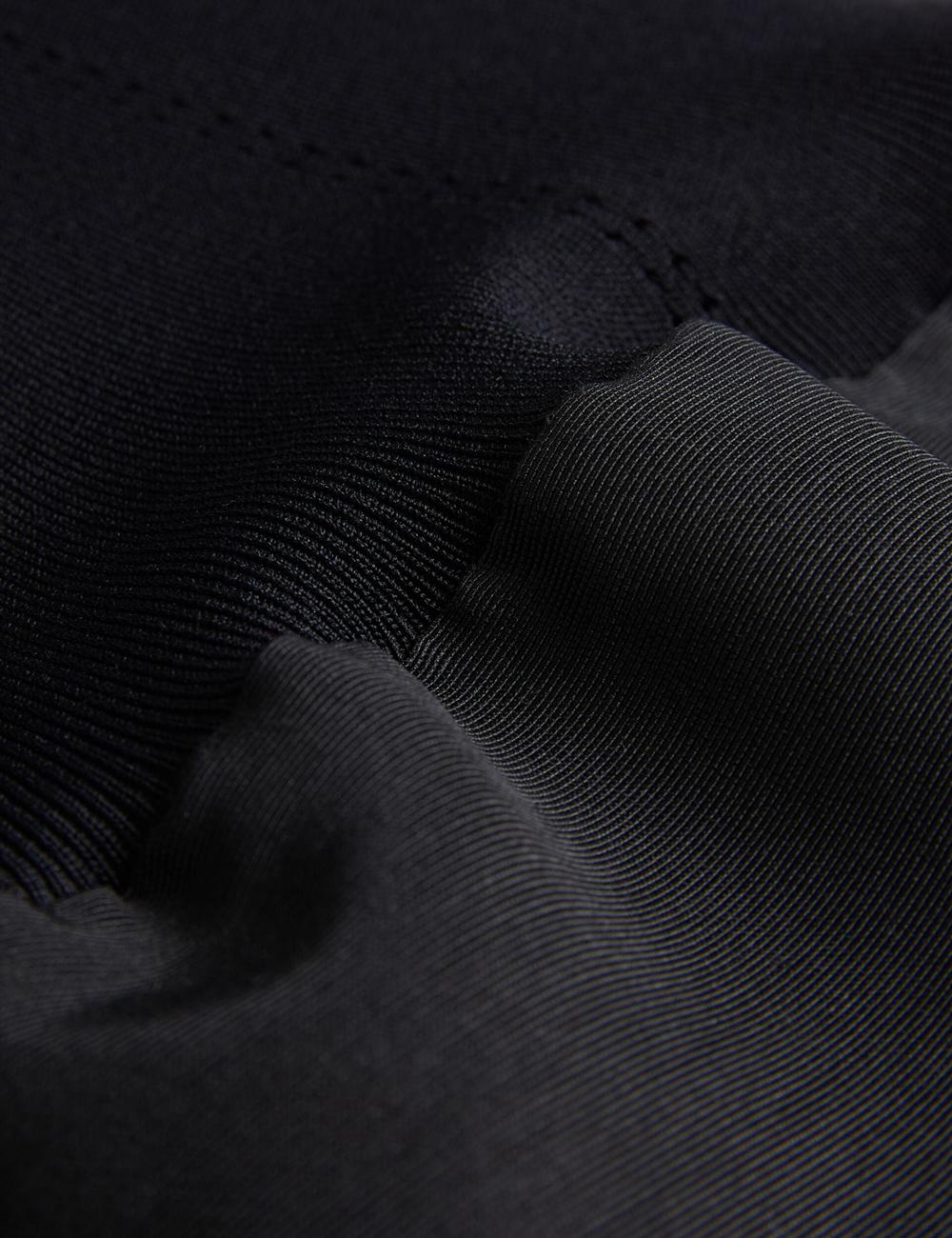 Robe Maxi Ted Baker PYLIA - Structured With Knitted Bodice Femme Noir | Paris  97205-WIFN