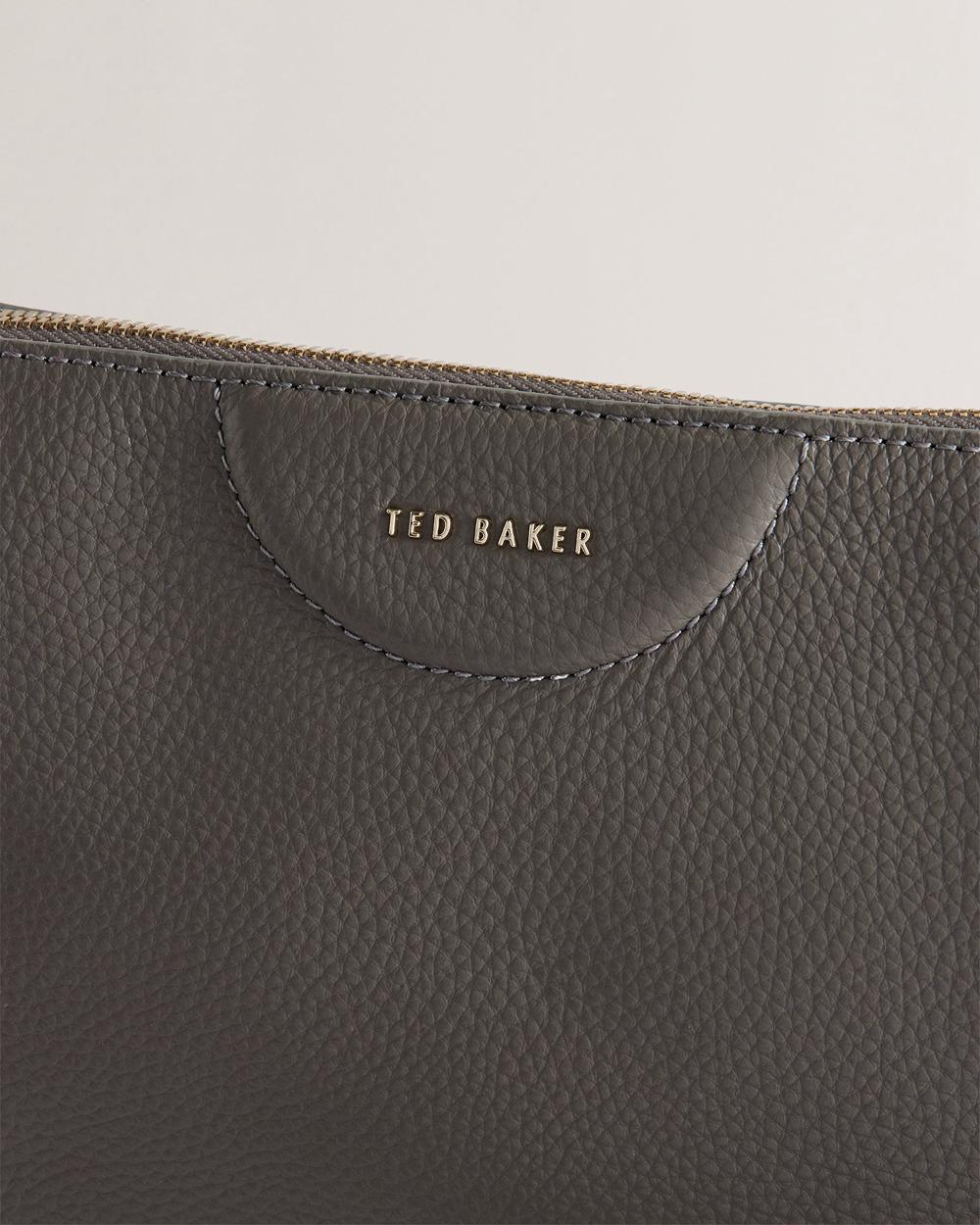 Sac Bandoulière Ted Baker ESILLE - Branded Webbing Crossbody Leather Femme Grise | Paris  62057-VYFX